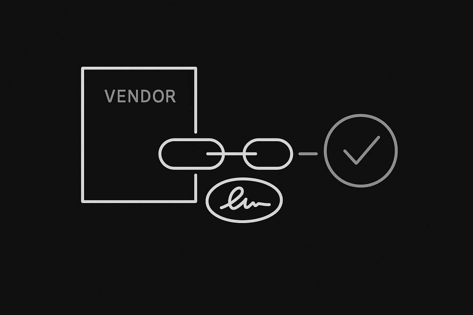 Black and white signature chain with independent verify node.