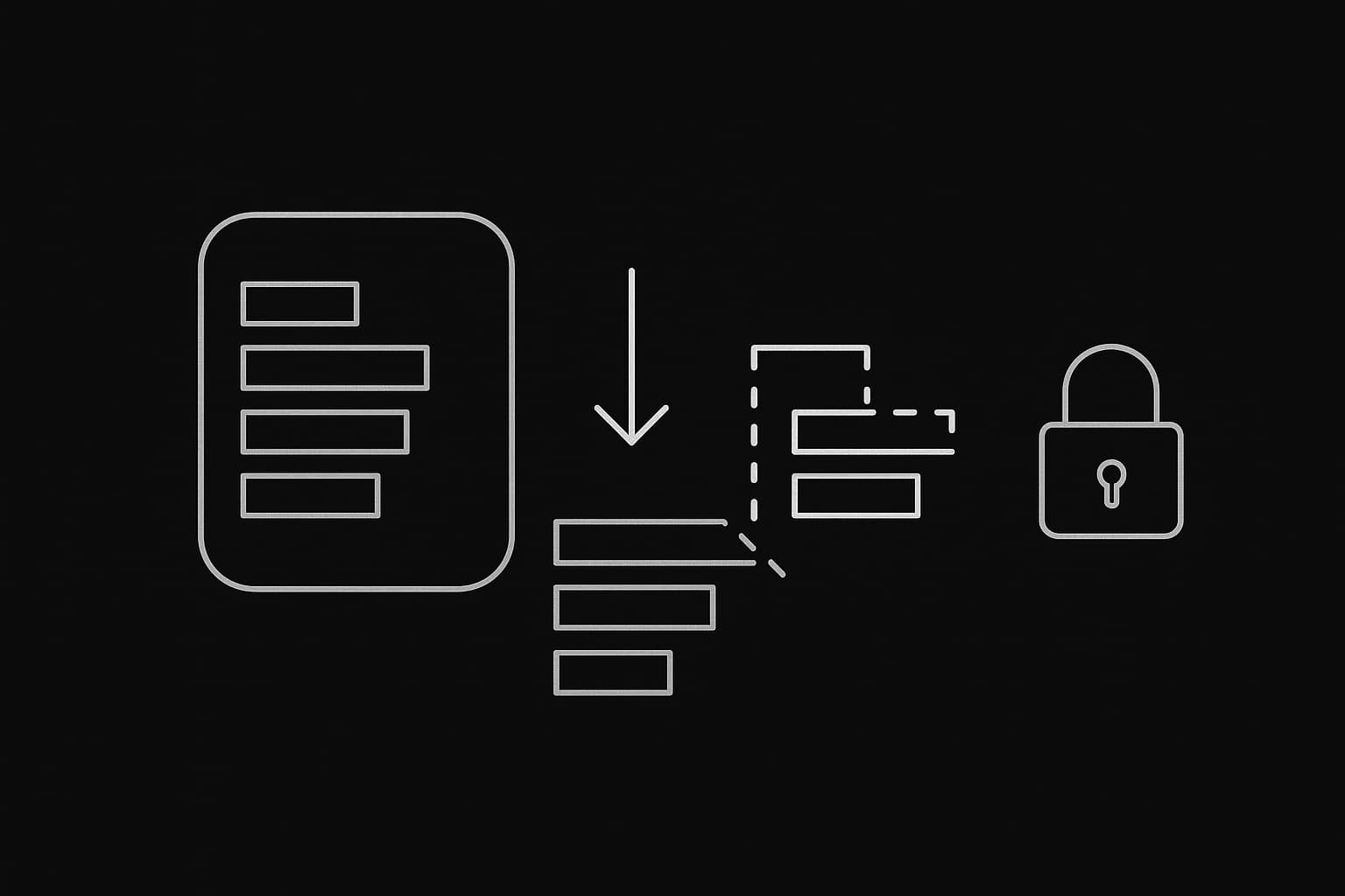 Black and white before-and-after TLS config bars highlighting a downgrade delta.